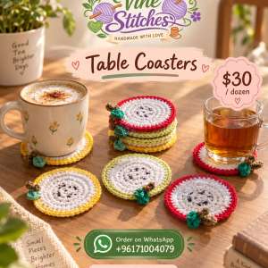 Table Coasters – Set of 12
